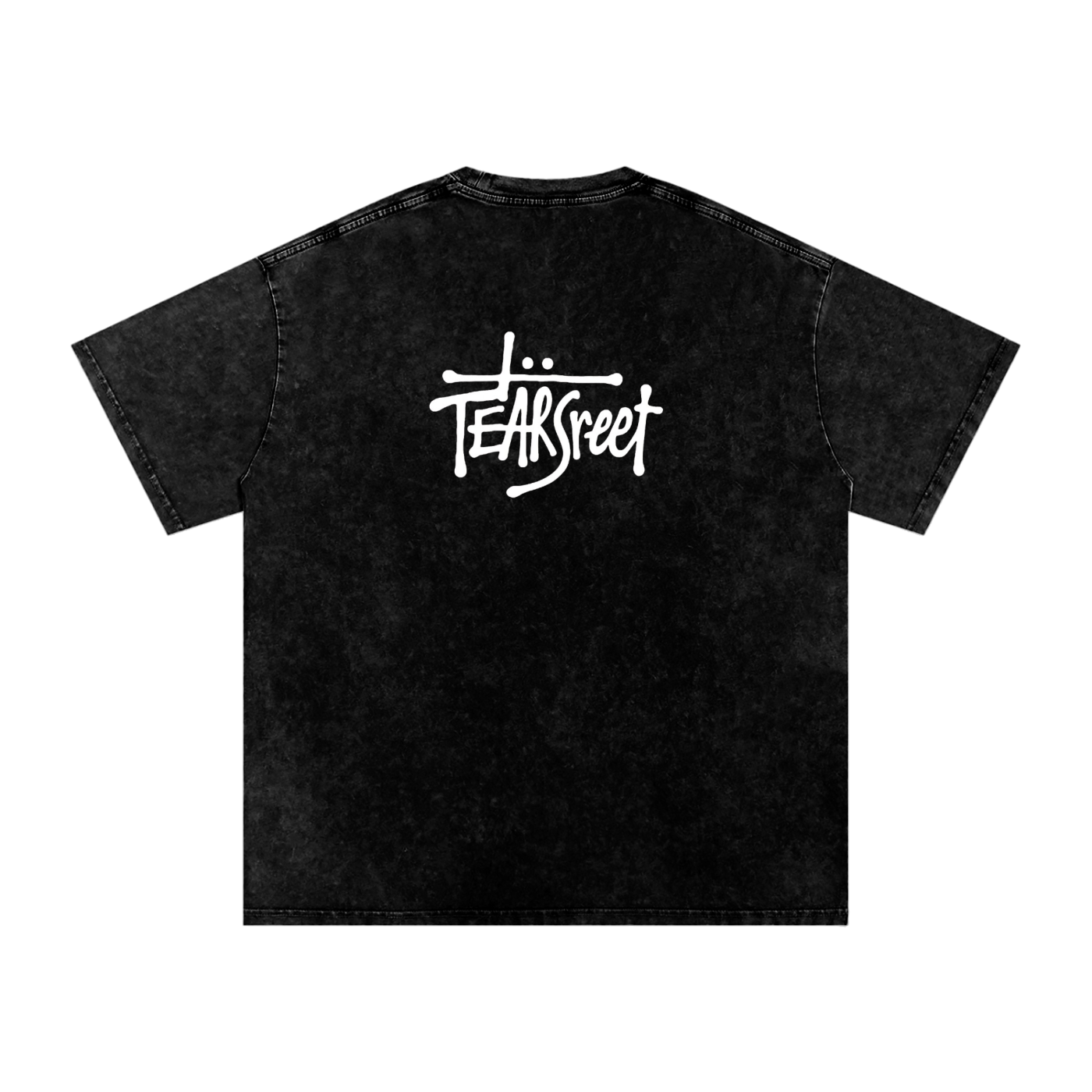 Snow Washed TearStreet Oversized Cotton T-Shirt