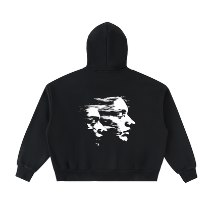 TearStreet Fleeced Full-Zip Boxy Hoodie