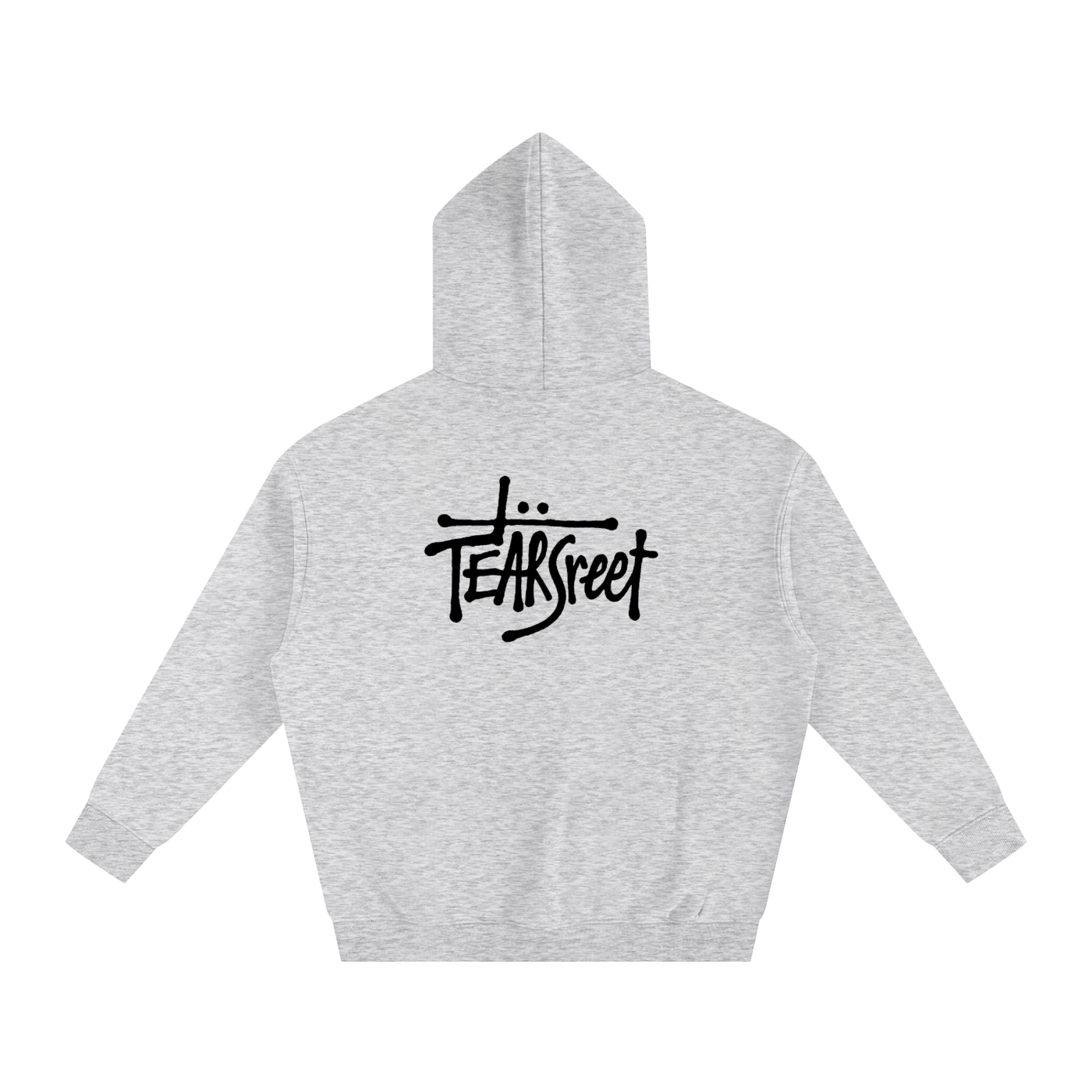 Oversized TearStreet Fleeced Hoodie