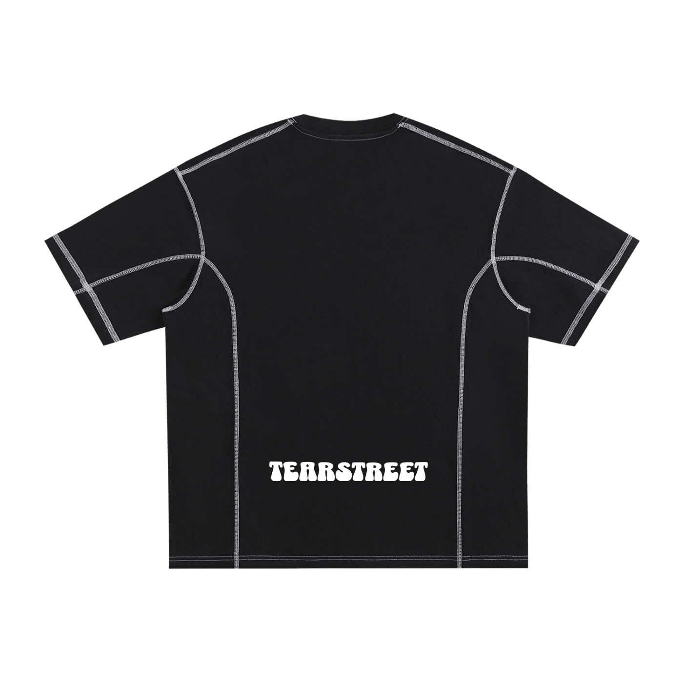 TearStreet Contrast-Stitched Cotton T-Shirt
