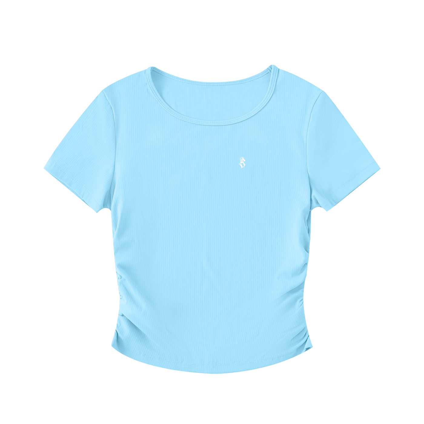 Ruched TearStreet Bodycon Crop Top