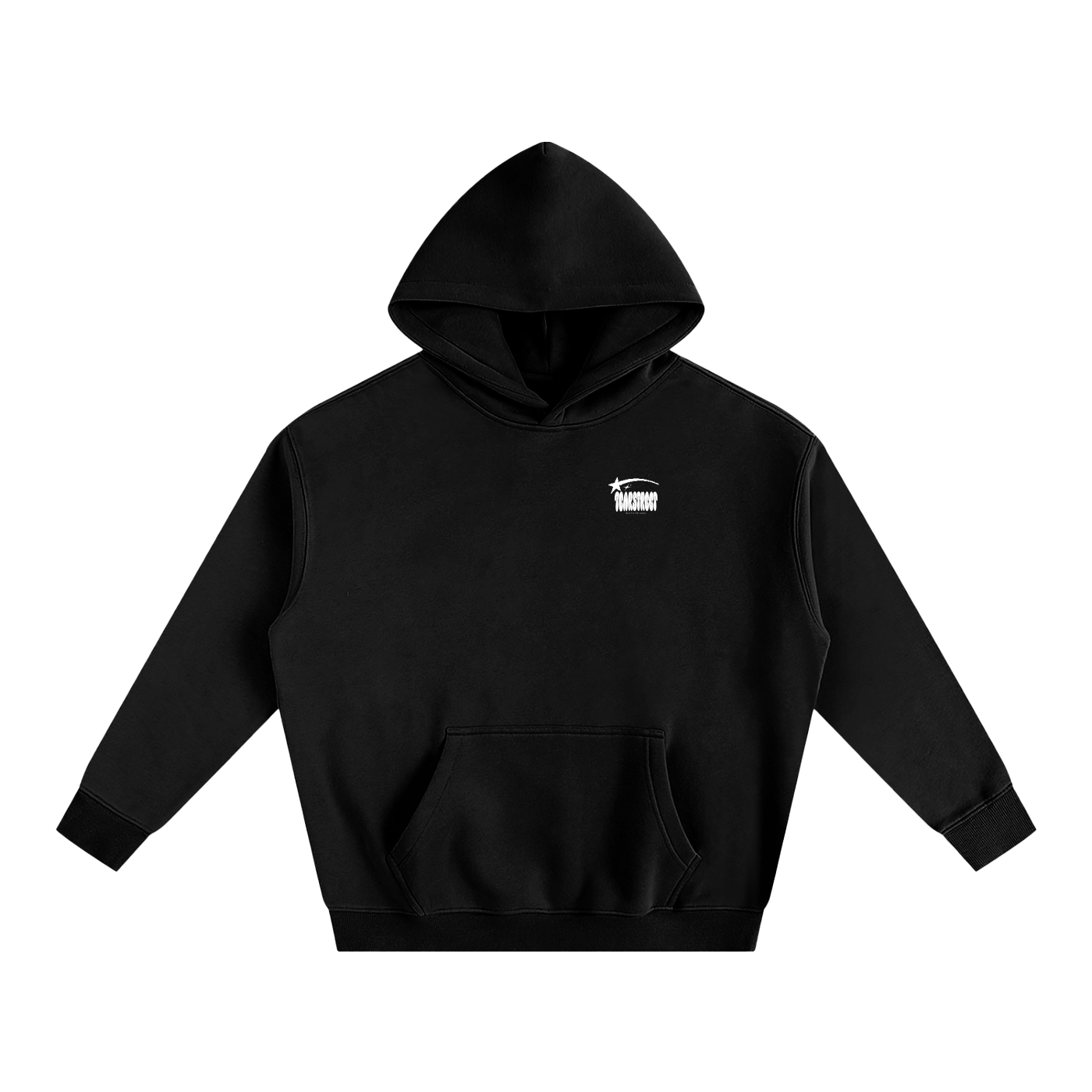 Oversized TearStreet Fleeced Hoodie