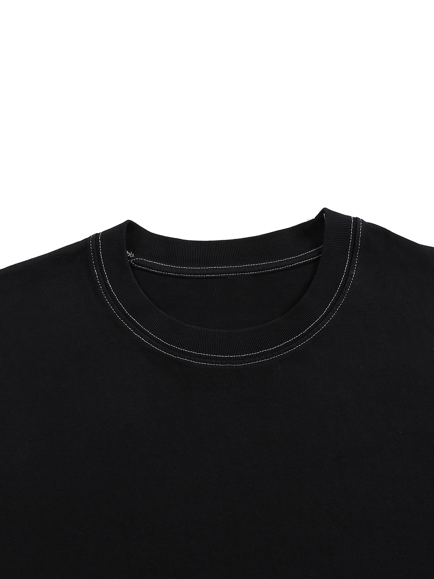 TearStreet Contrast-Stitched Cotton T-Shirt