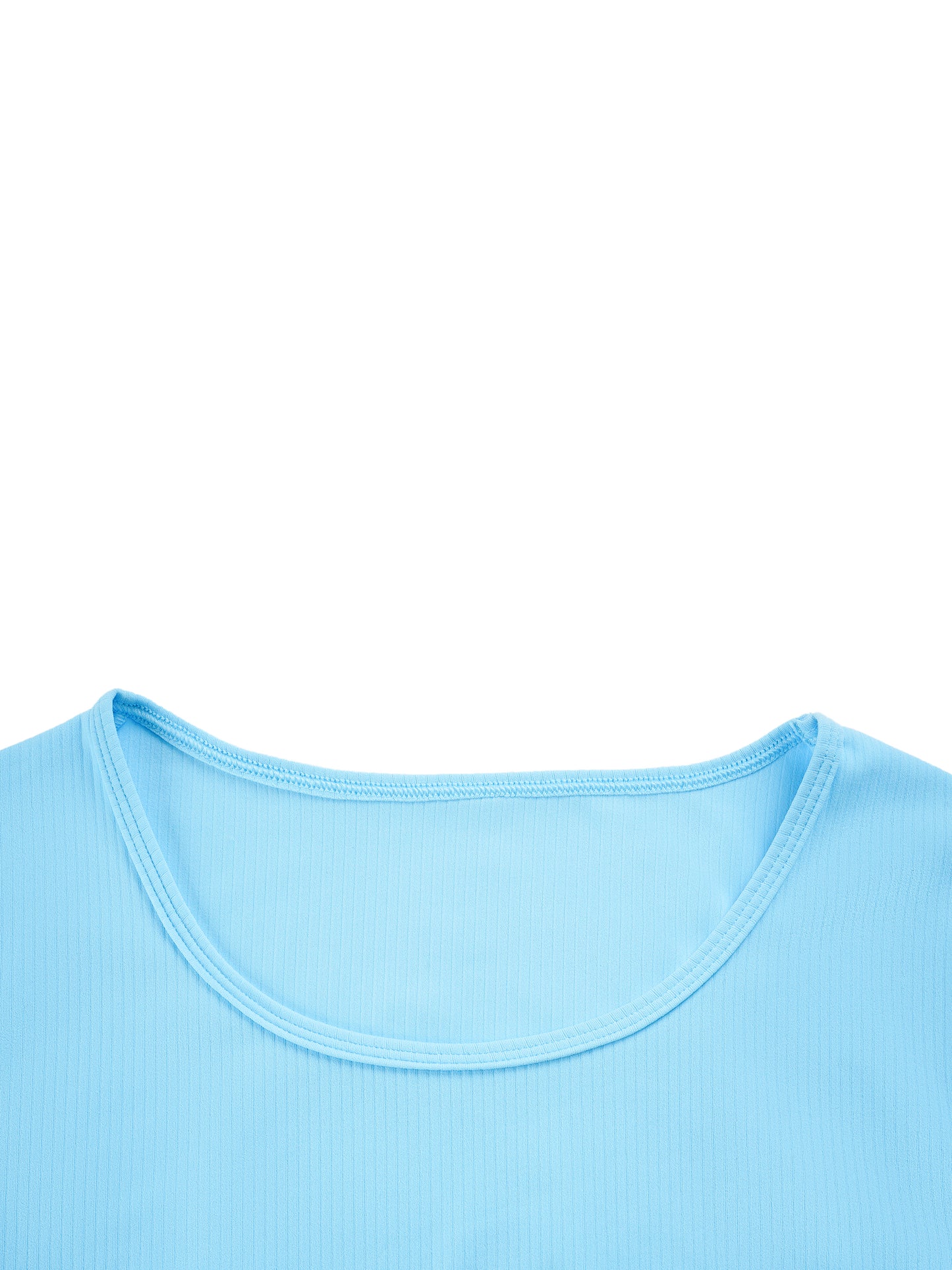 Ruched TearStreet Bodycon Crop Top