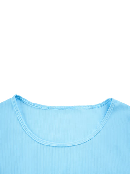 Ruched TearStreet Bodycon Crop Top