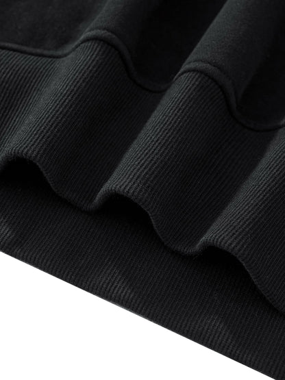 TearStreet Side Slit Crewneck Sweatshirt